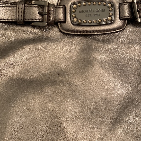 NWT Michael Kors Hamilton Rock & Roll Leather Satchel Tote - Picture 12 of 13